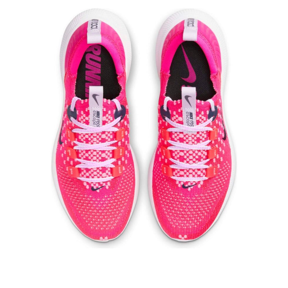 (WMNS) Nike React Escape Run Flyknit 'Pink Prime' DC4269-600 - Image 4