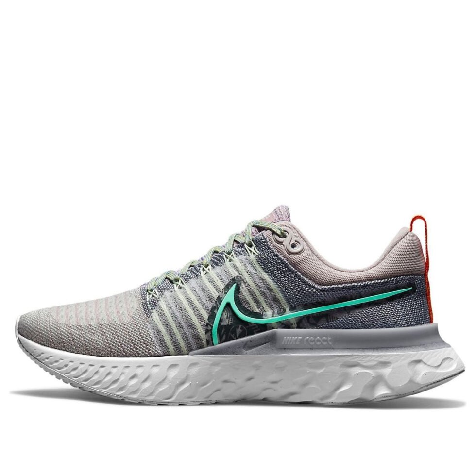 (WMNS) Nike React Infinity Run Flyknit 2 'Violet Ash Light Menta' DC4629-500