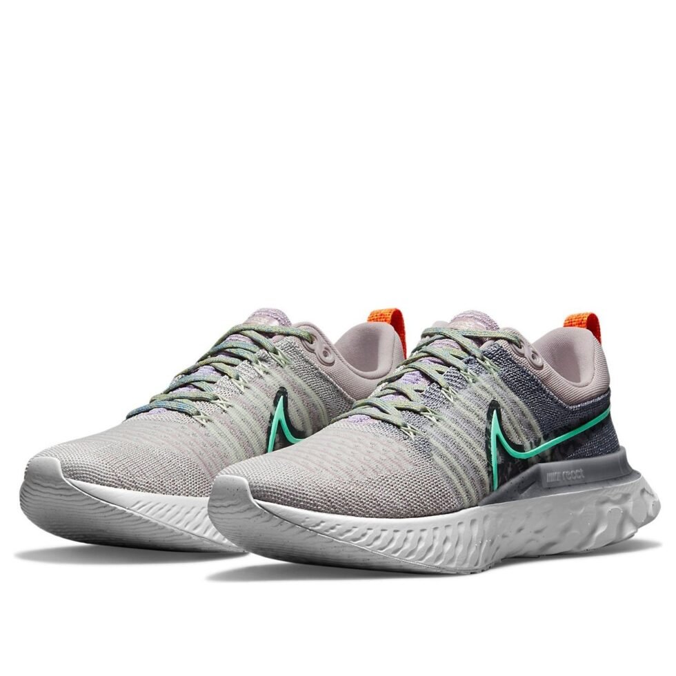 (WMNS) Nike React Infinity Run Flyknit 2 'Violet Ash Light Menta' DC4629-500 - Image 3
