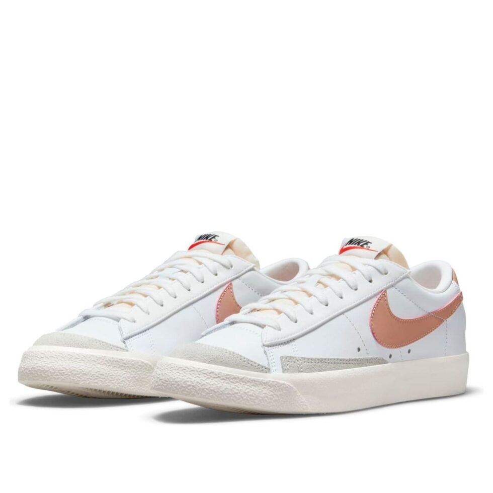 (WMNS) Nike Blazer Low '77 'White Rose Whisper' DC4769-109 - Image 3