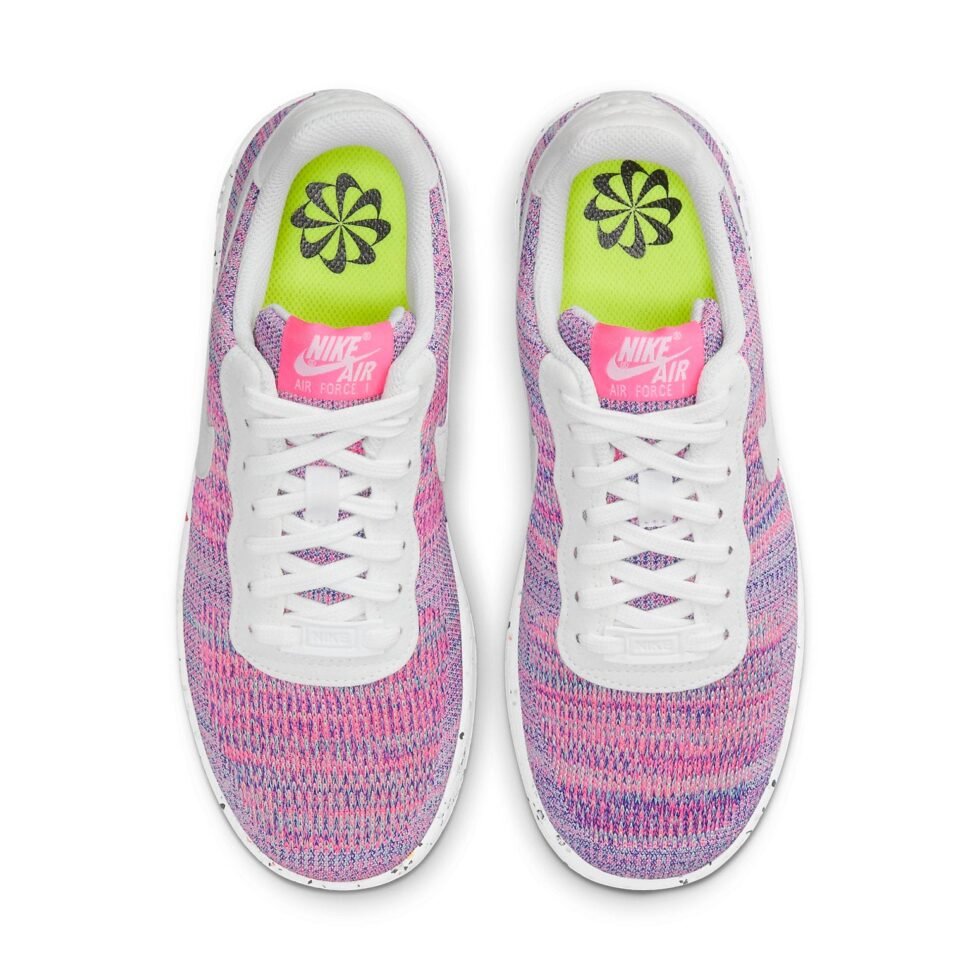 (WMNS) Nike Air Force 1 Crater Flyknit 'Fuchsia Glow' DC7273-500 - Image 4