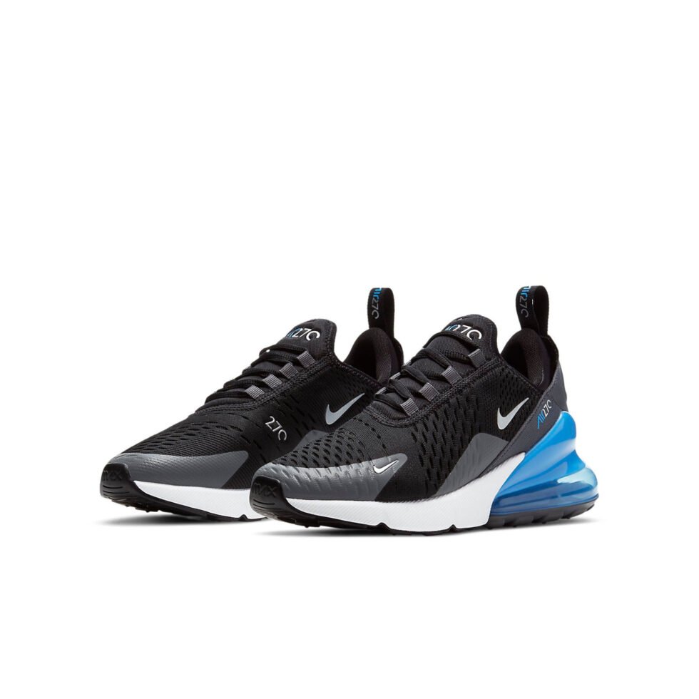 (GS) Nike Air Max 270 'Black Light Photo Blue' DC9199-002 - Image 3