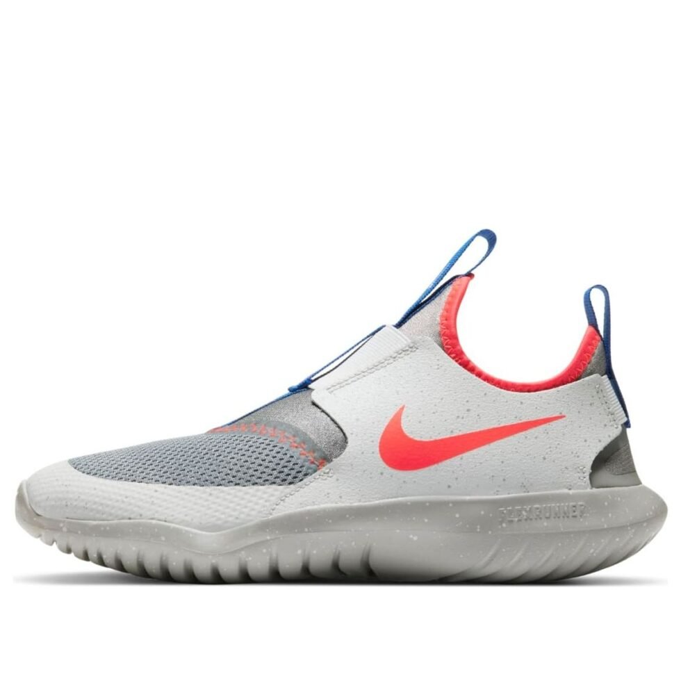 (GS) Nike Flex Runner SE 'Particle Grey Bright Crimson' DC9237-001