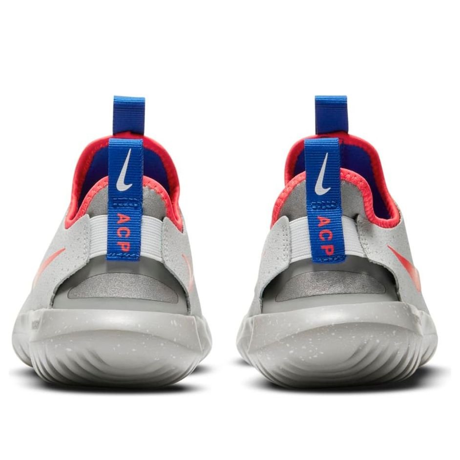(GS) Nike Flex Runner SE 'Particle Grey Bright Crimson' DC9237-001 - Image 5