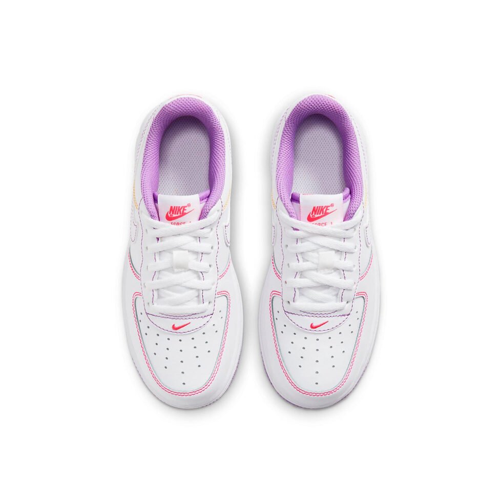 (PS) Nike Force 1 'Contrast Stitch - Fuchsia Glow' DC9672-110 - Image 4