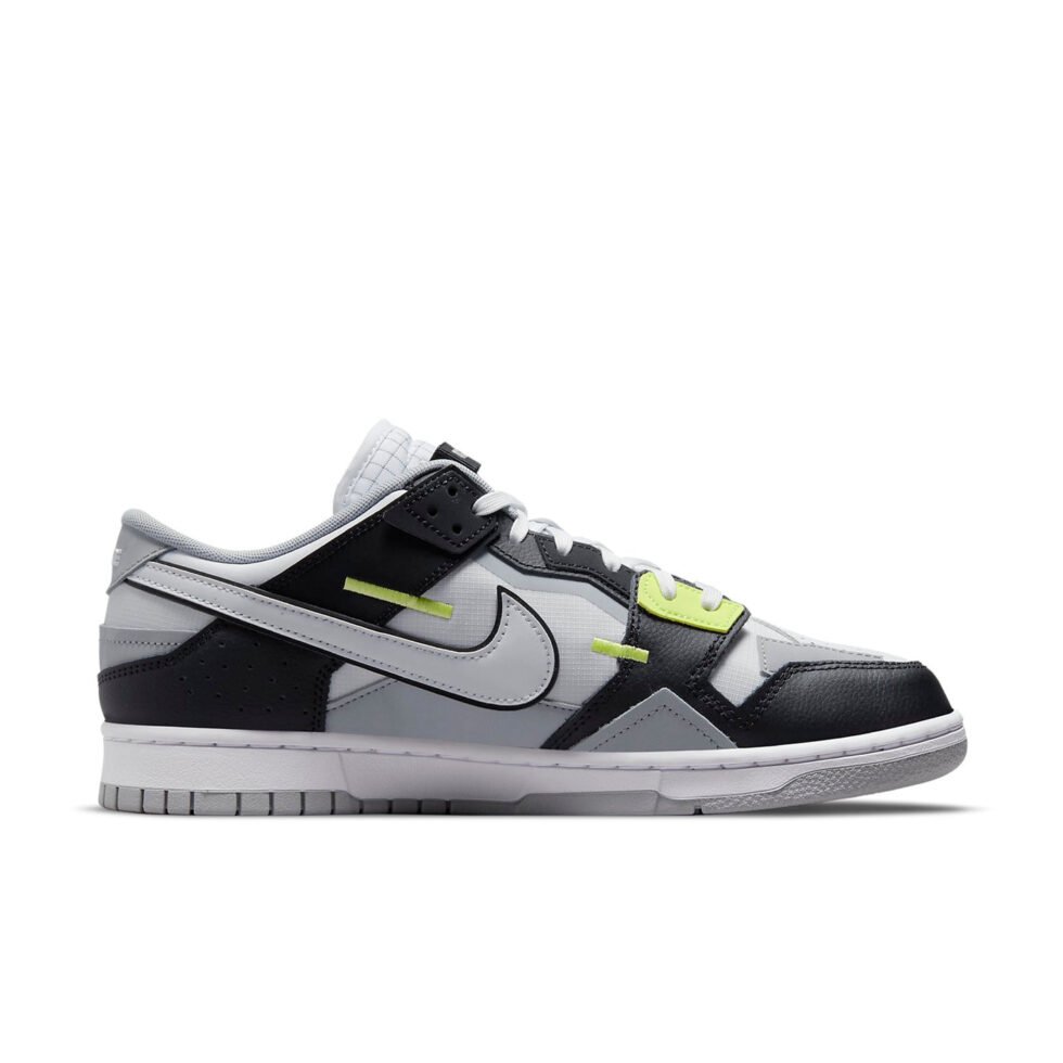 Nike Dunk Scrap 'Wolf Grey Light Lemon Twist' DC9723-001 - Image 2
