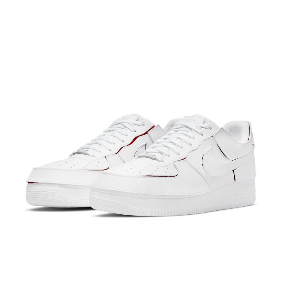 Nike Air Force 1/1 'White Varsity Red' DC9895-100 - Image 3