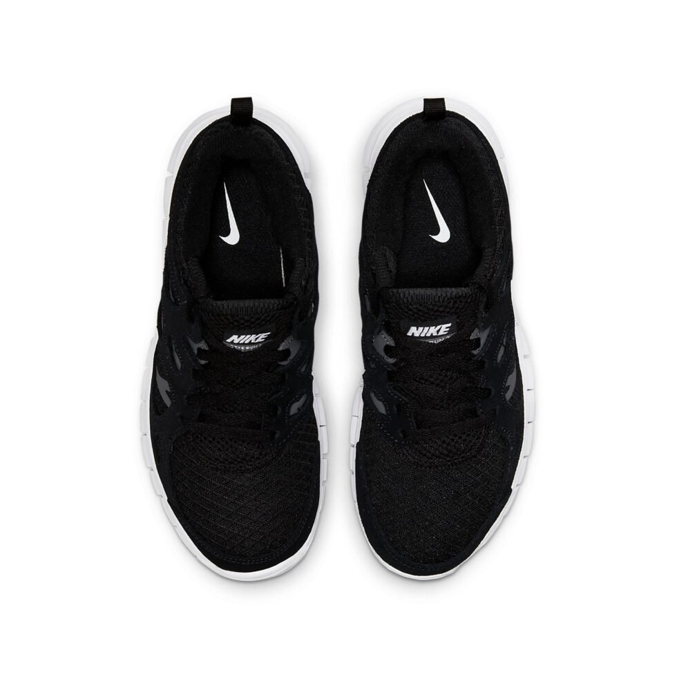 (GS) Nike Free Run 2 'Black White' DD0163-004 - Image 4