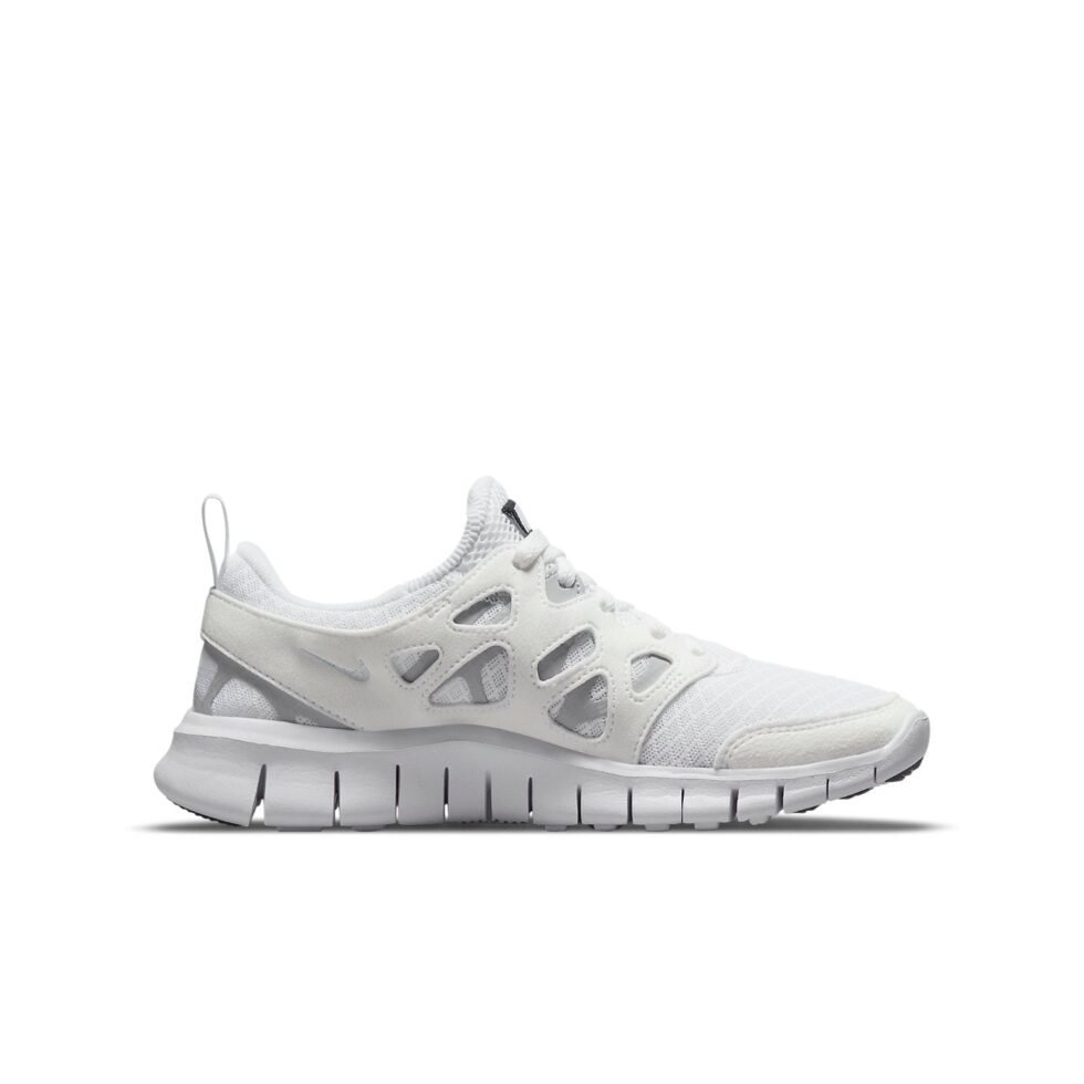 (GS) Nike Free Run 2 'White Black' DD0163-100 - Image 2