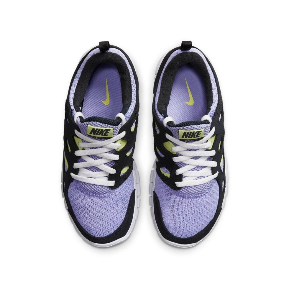 (GS) Nike Free Run 2 'Purple Pulse Light Lemon Twist' DD0163-500 - Image 4