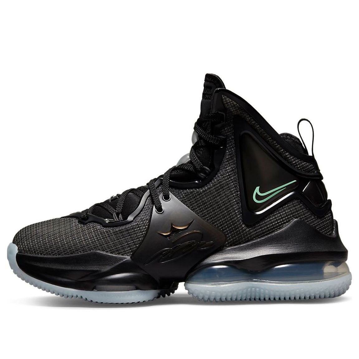 (GS) Nike LeBron 19 'Black Green Glow' DD0418-003