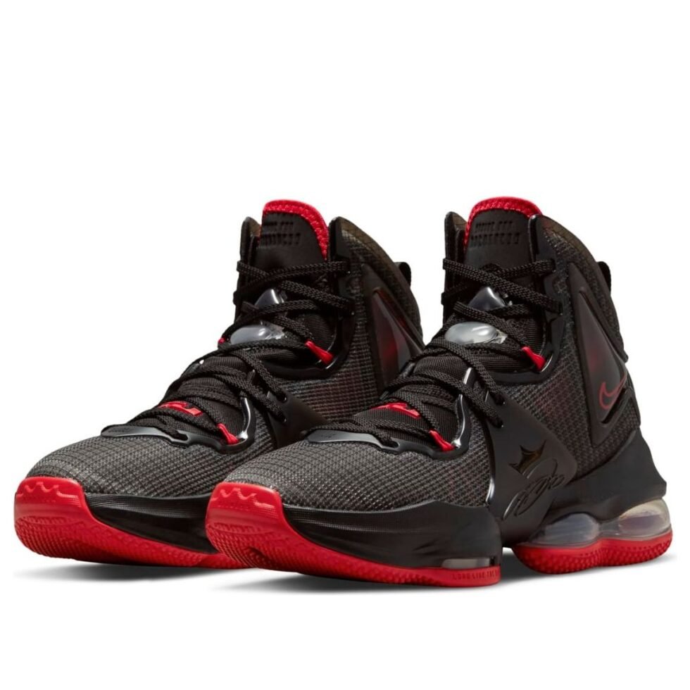 (GS) Nike LeBron 19 'Bred' DD0418-011 - Image 3