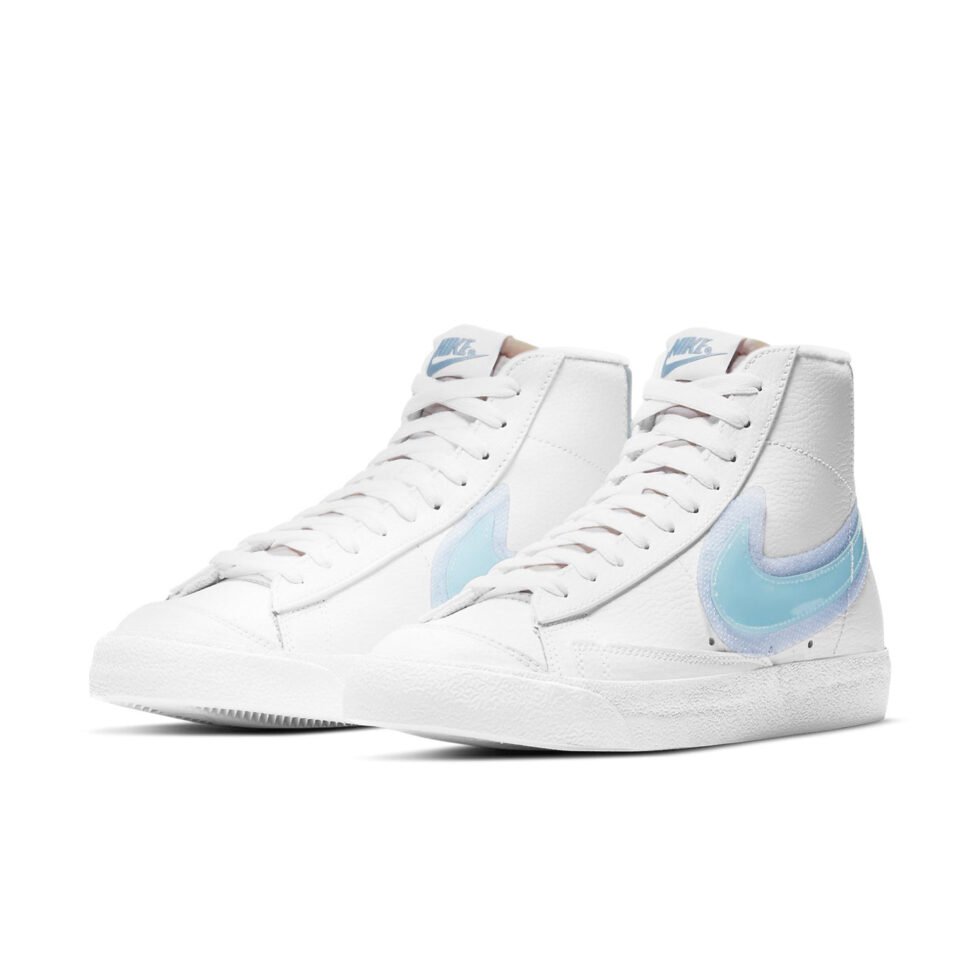 (WMNS) Nike Blazer Mid '77 'White Glacier Blue' DD0502-102 - Image 3