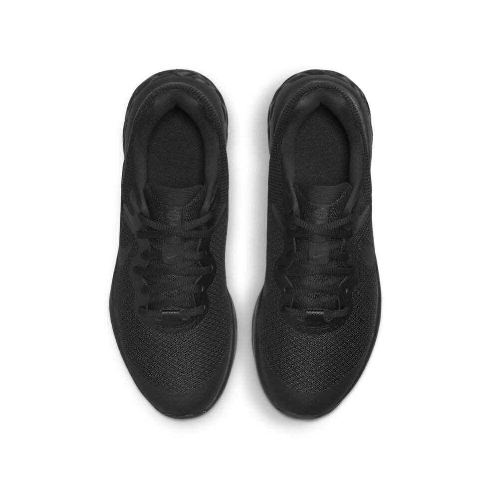 (GS) Nike Revolution 6 'Black Dark Smoke Grey' DD1096-001 - Image 4