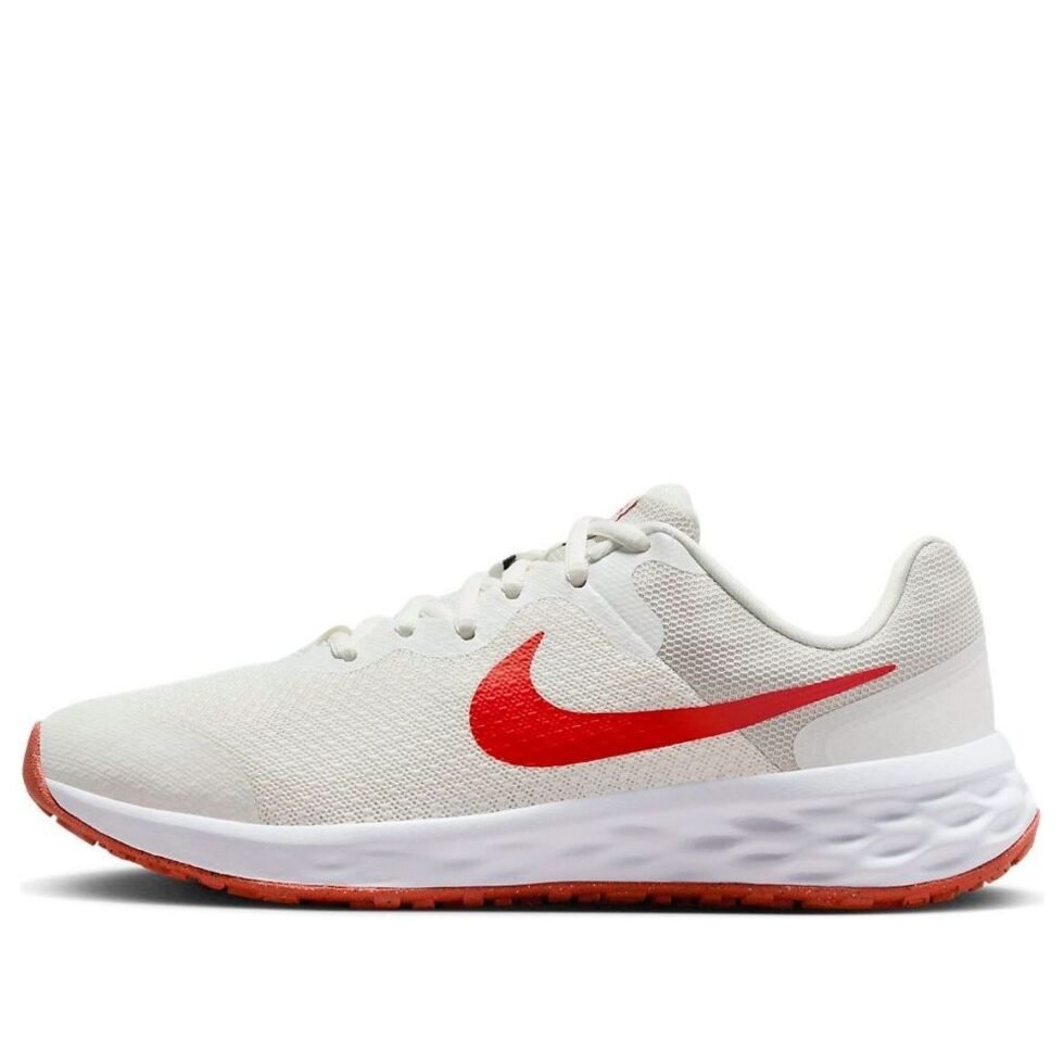 (GS) Nike Revolution 6 'White Red' DD1096-102