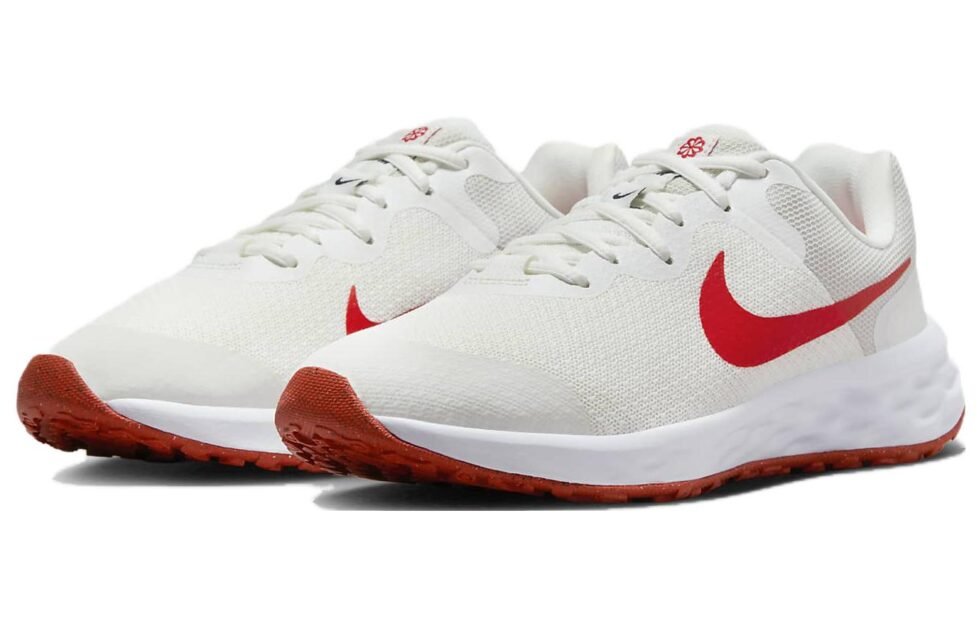 (GS) Nike Revolution 6 'White Red' DD1096-102 - Image 4