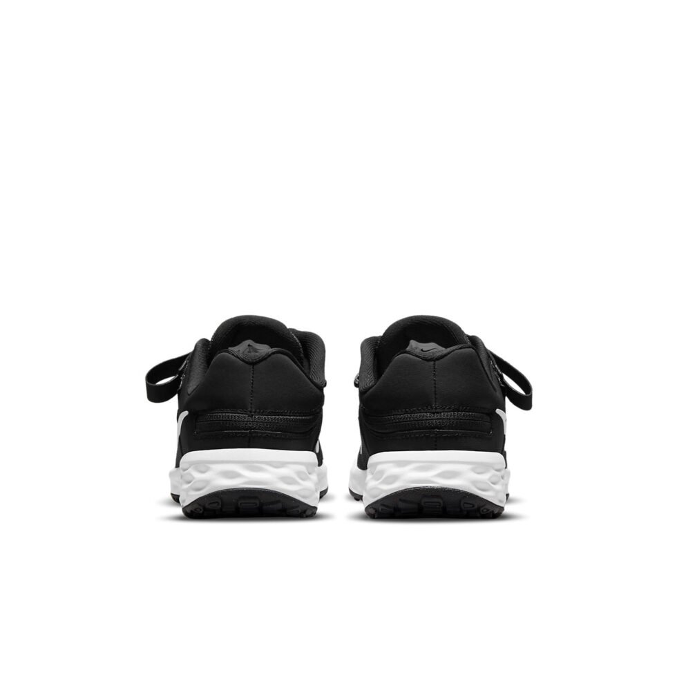 (PS) Nike Revolution 6 FlyEase 'Black White' DD1114-003 - Image 5