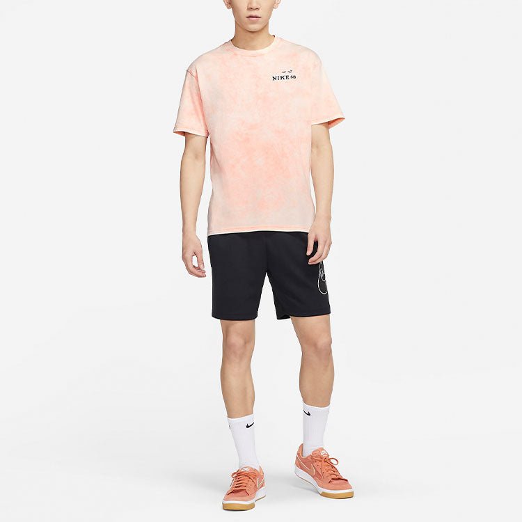 Nike SB Skateboard Back Printing Washed Sports Skateboard Short Sleeve Red DD1288-693 - Image 3