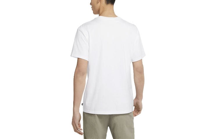 Nike SB Skateboard Round Neck Pullover Short Sleeve White DD1307-100 - Image 2
