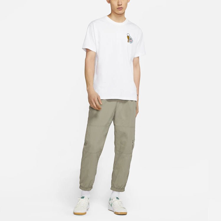 Nike SB Skateboard Round Neck Pullover Short Sleeve White DD1307-100 - Image 3