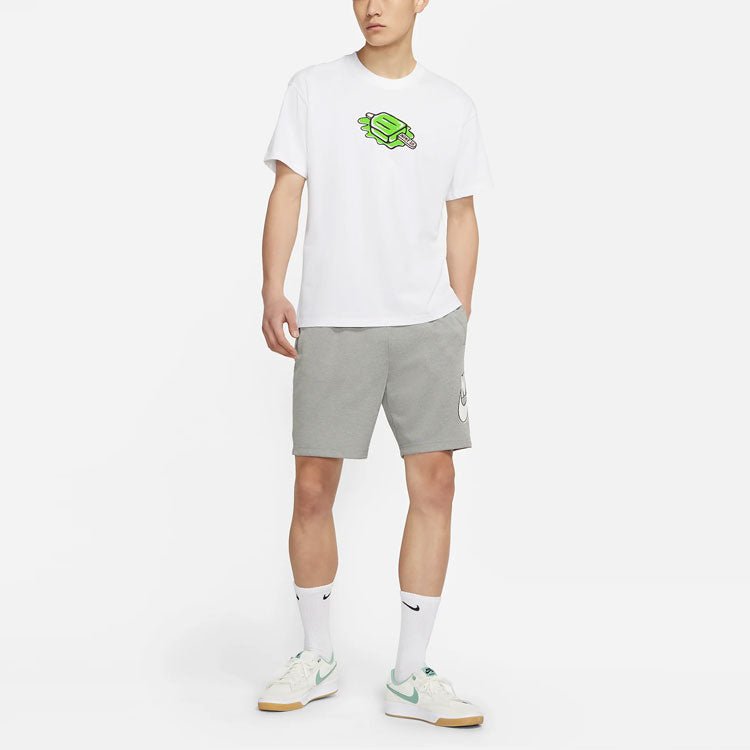 Nike SB Casual Sports Round Neck Skateboard Short Sleeve White DD1317-100 - Image 3