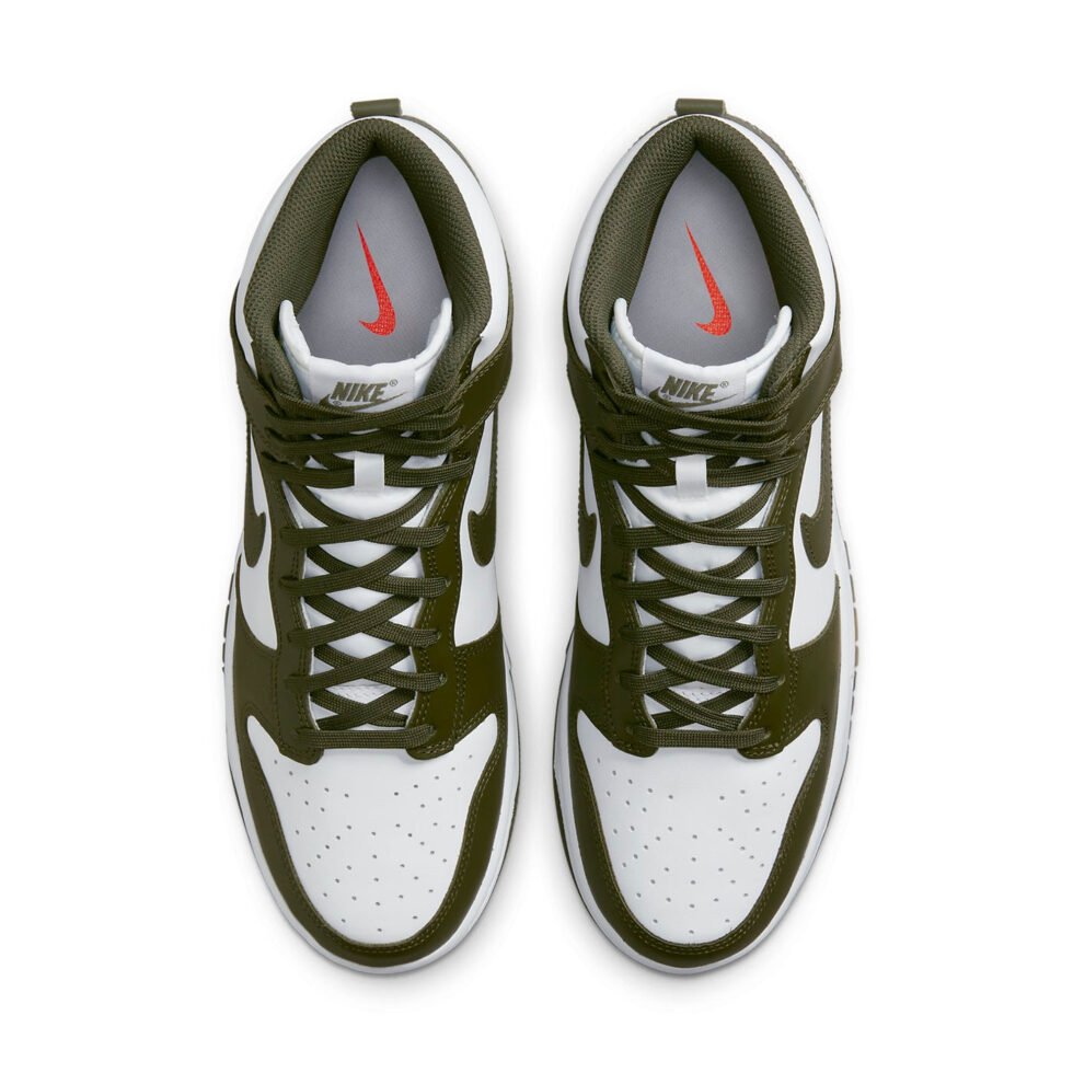 Nike Dunk High 'Cargo Khaki' 2022 DD1399-107 - Image 4