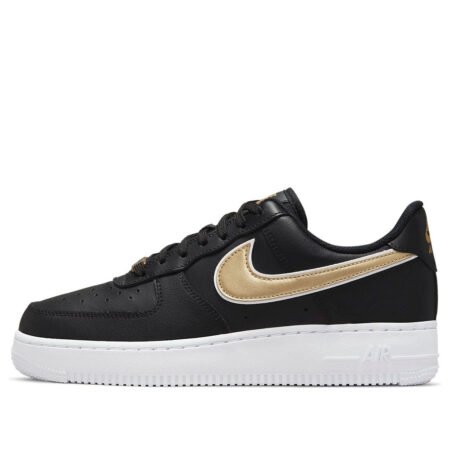 (WMNS) Nike Air Force 1 '07 Essential 'Black Metallic Gold' DD1523-001