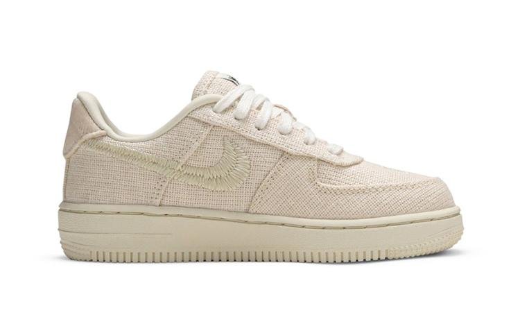 (PS) Nike x Stussy Air Force 1 Low 'Fossil' DD1578-200 - Image 2