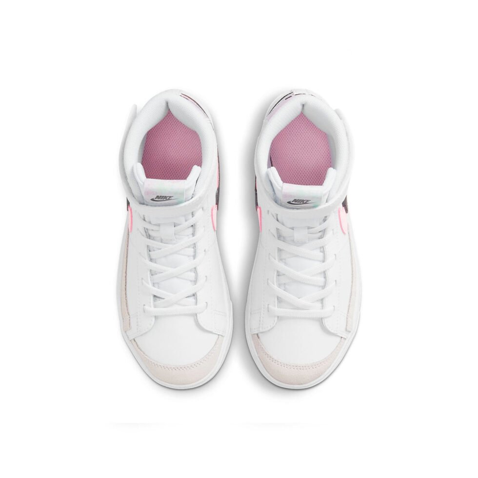 (PS) Nike Blazer Mid '77 SE 'Double Swoosh - White Arctic Punch' DD1848-101 - Image 4