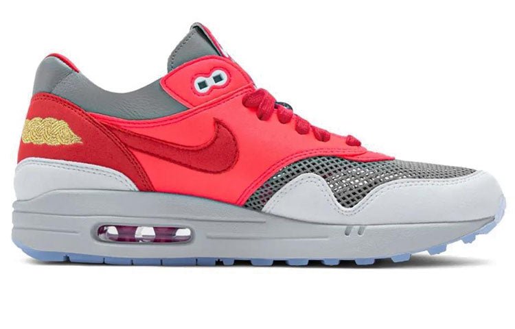 Nike x CLOT Air Max 1 'Kiss Of Death - Solar Red' DD1870-600 - Image 2