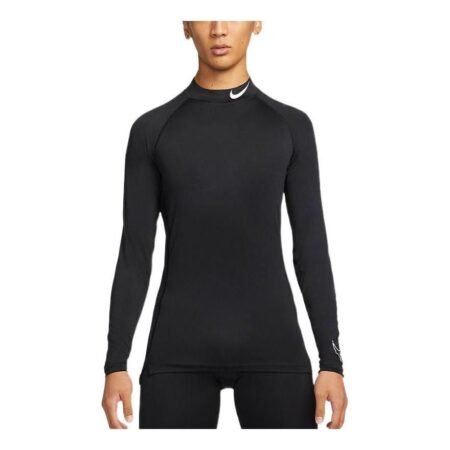 Nike Running Sports Training Tight Long Sleeves Gym Clothes Black DD1987-010