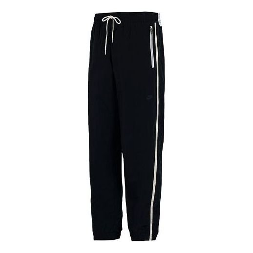 Men's Nike Running Training Breathable Bundle Feet Sports Pants/Trousers/Joggers Black DD7037-010