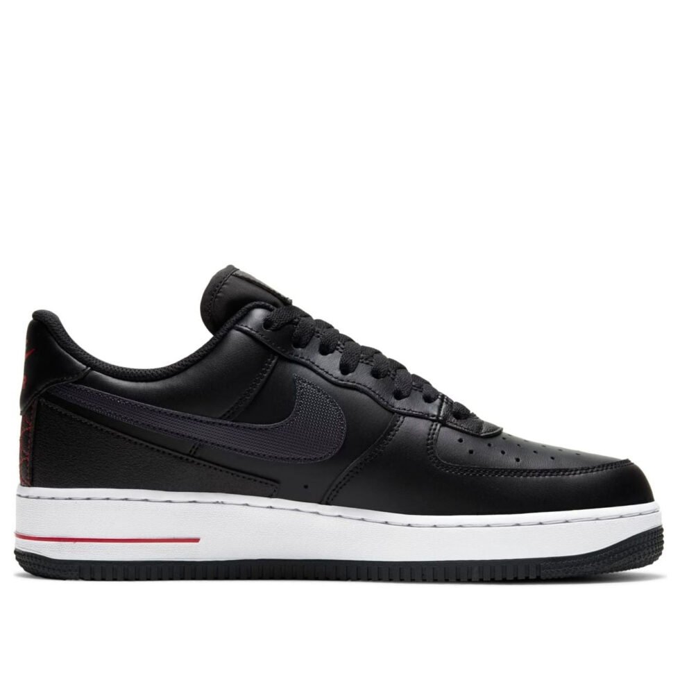 Nike Air Force 1 Low 'Technical Stitch - Bred' DD7113-001 - Image 2