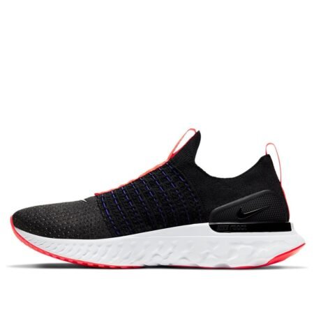 Nike React Phantom Run Flyknit 2 'Black Bright Crimson' DD8352-001