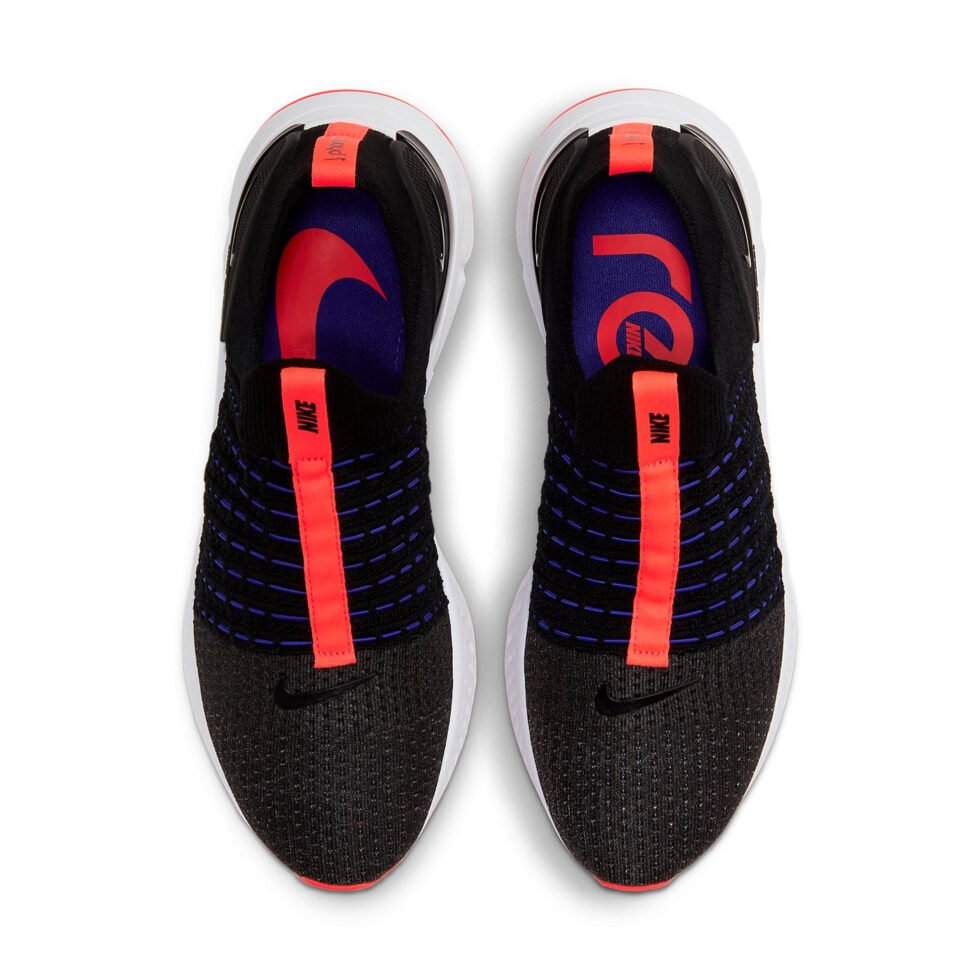 Nike React Phantom Run Flyknit 2 'Black Bright Crimson' DD8352-001 - Image 4