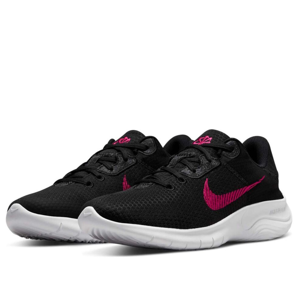 (WMNS) Nike Flex Experience Run 11 Next Nature 'Black Rush Pink' DD9283-003 - Image 3