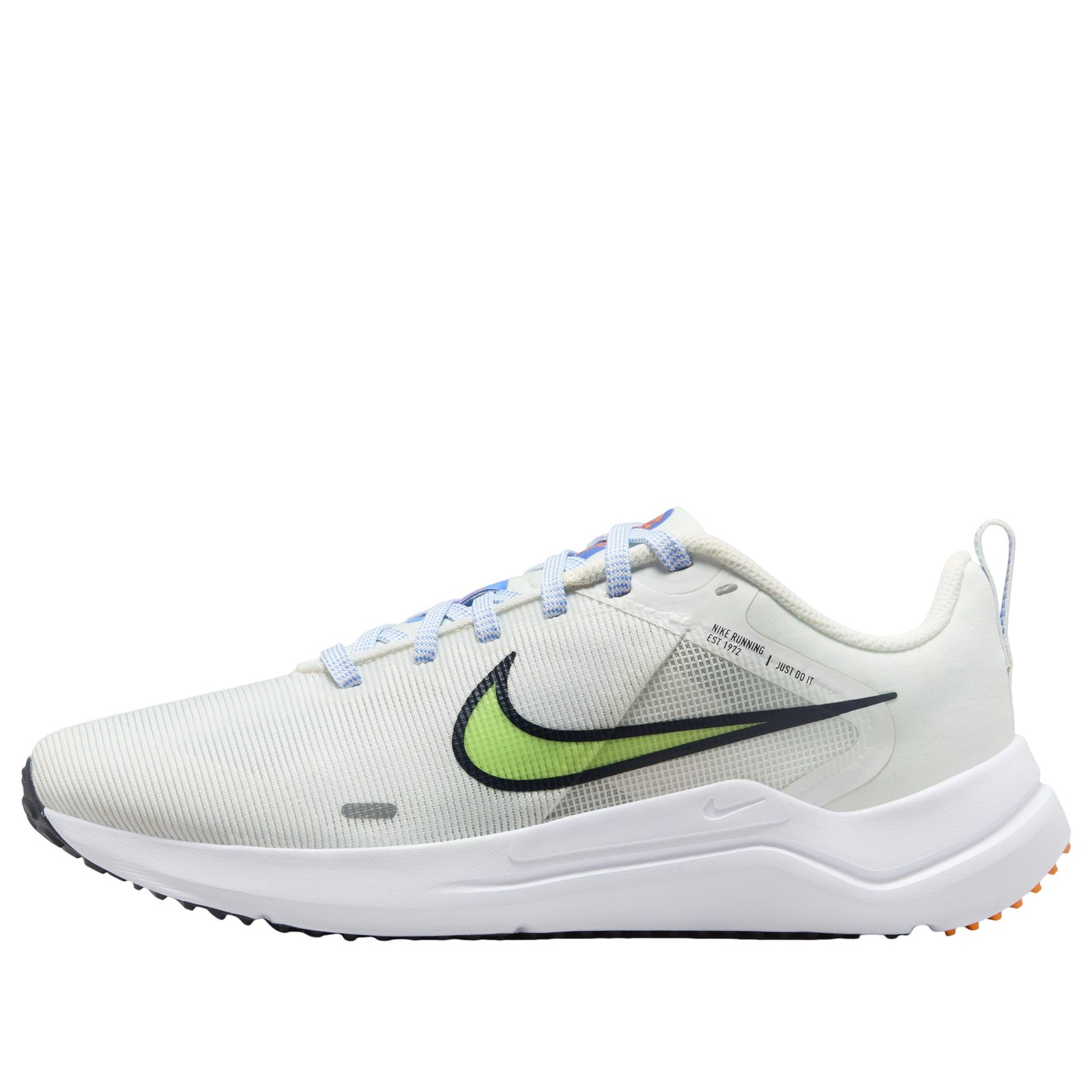 (WMNS) Nike Downshifter 12 'Summit White Lime Blast' DD9294-104