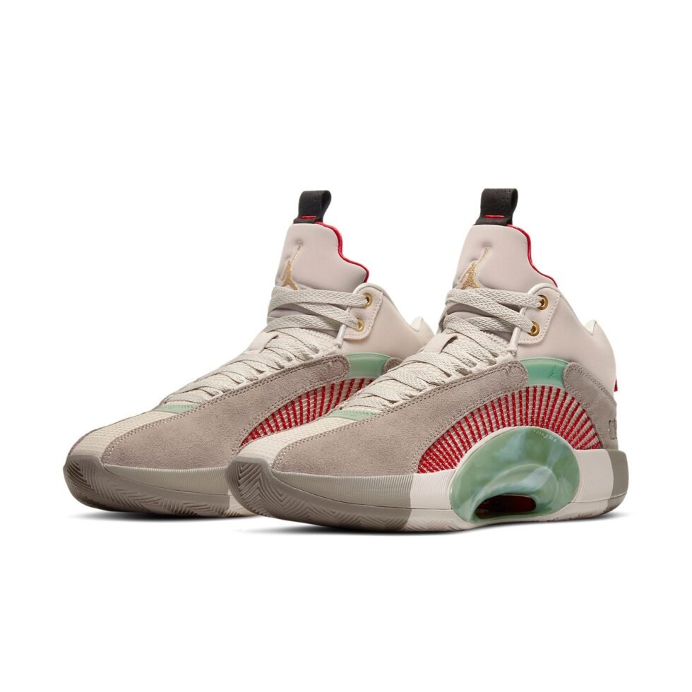 CLOT x Air Jordan 35 'Sepia Stone' DD9322-200 - Image 3