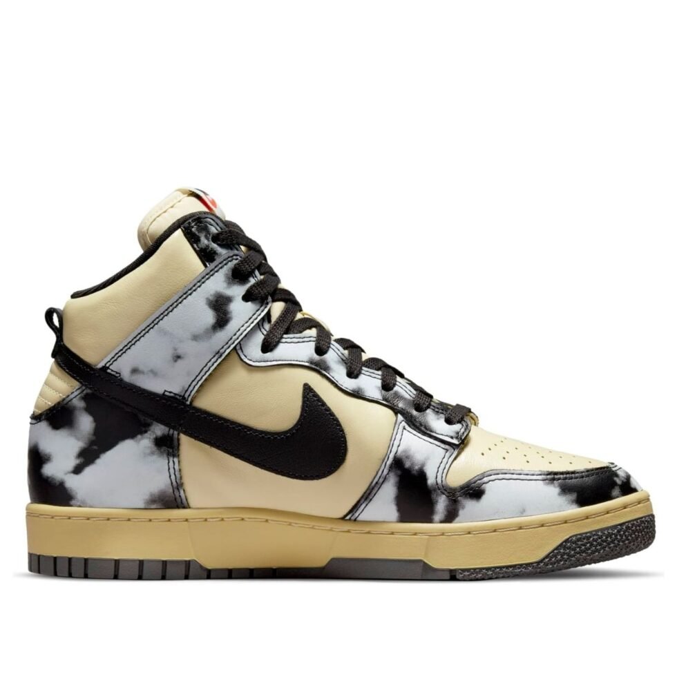 Nike Dunk High 1985 'Black Acid Wash' DD9404-700 - Image 2