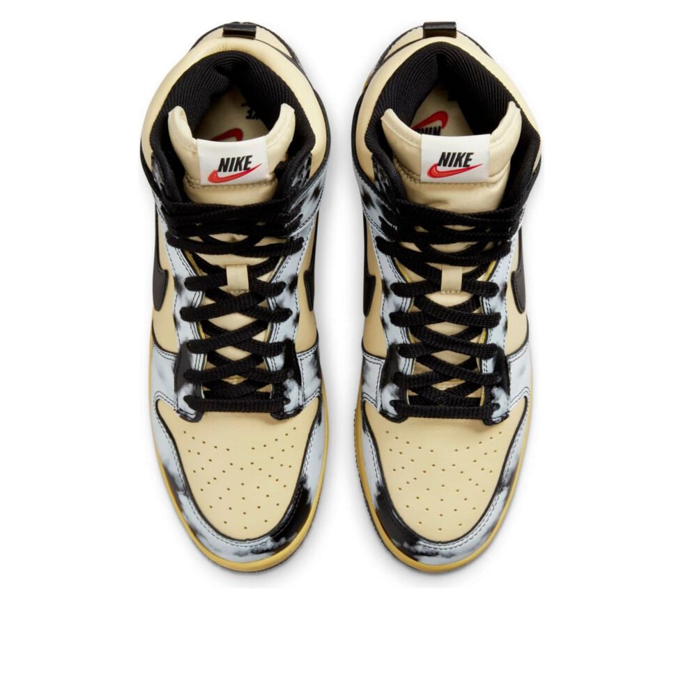 Nike Dunk High 1985 'Black Acid Wash' DD9404-700 - Image 4
