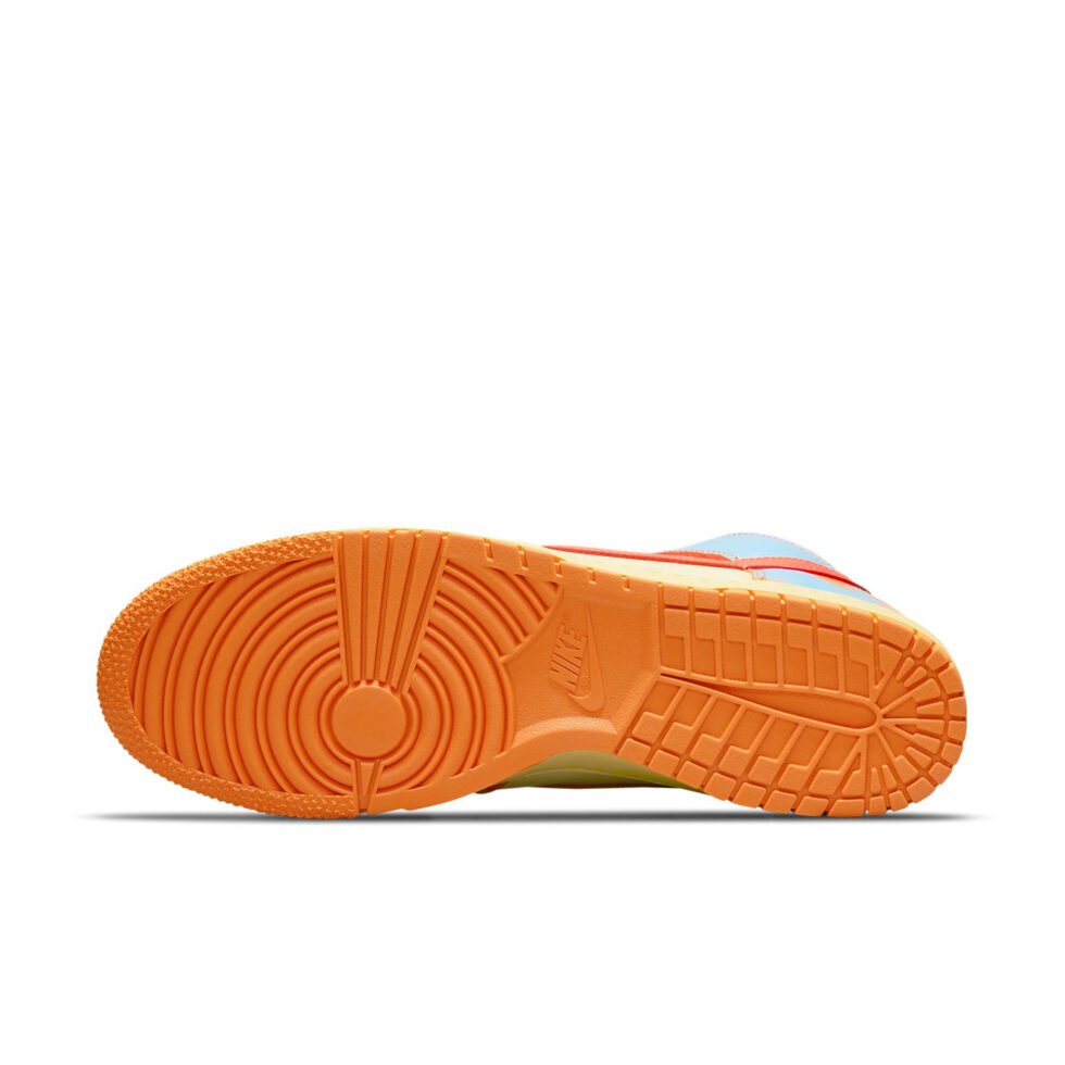 Nike Dunk High 1985 'Orange Acid Wash' DD9404-800 - Image 6
