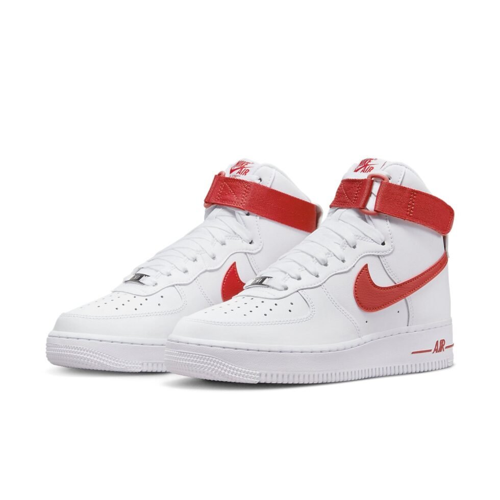 (WMNS) Nike Air Force 1 High 'White Cinnabar' DD9624-102 - Image 3