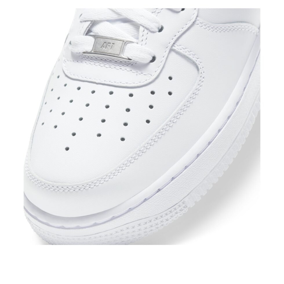 (WMNS) Nike Air Force 1 '07 Mid 'Triple White' DD9625-100 - Image 5