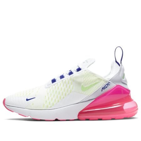 (WMNS) Nike Air Max 270 'White Pink Blast Volt' DH0252-100