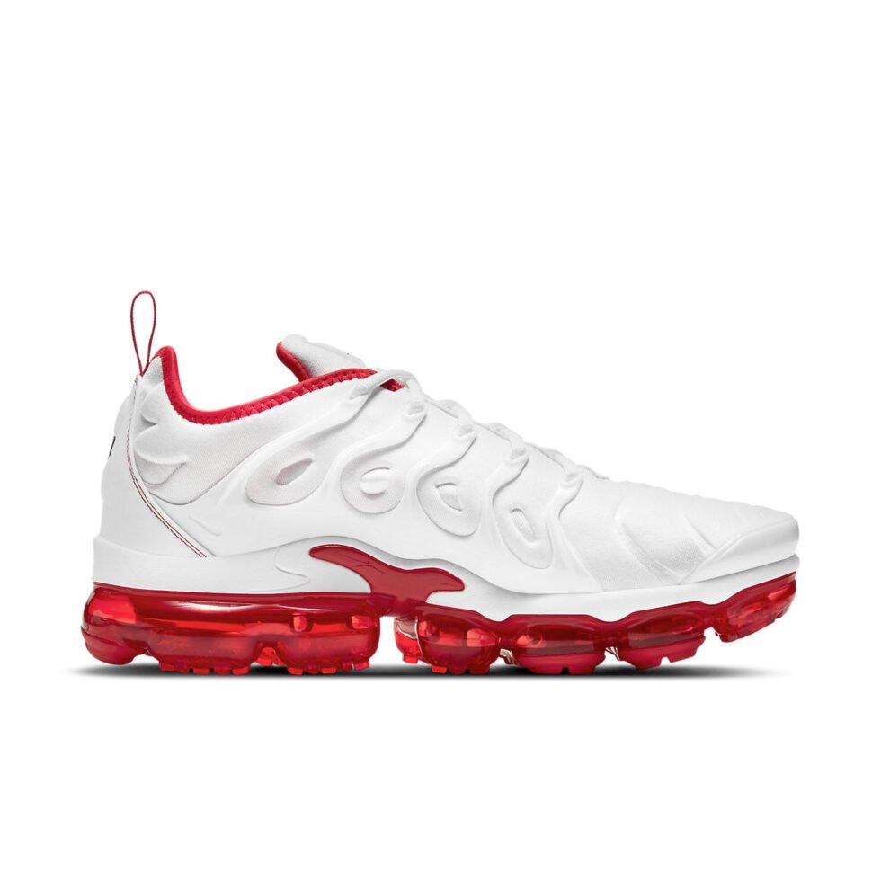 Nike Air VaporMax Plus 'White University Red' DH0279-100 - Image 2