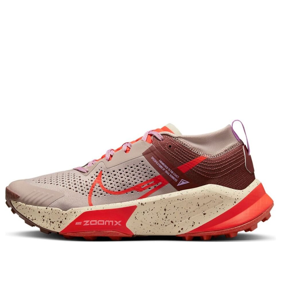 Nike ZoomX Zegama Trail 'Diffused Taupe Dark Pony Sand Drift Picante Red' DH0623-200