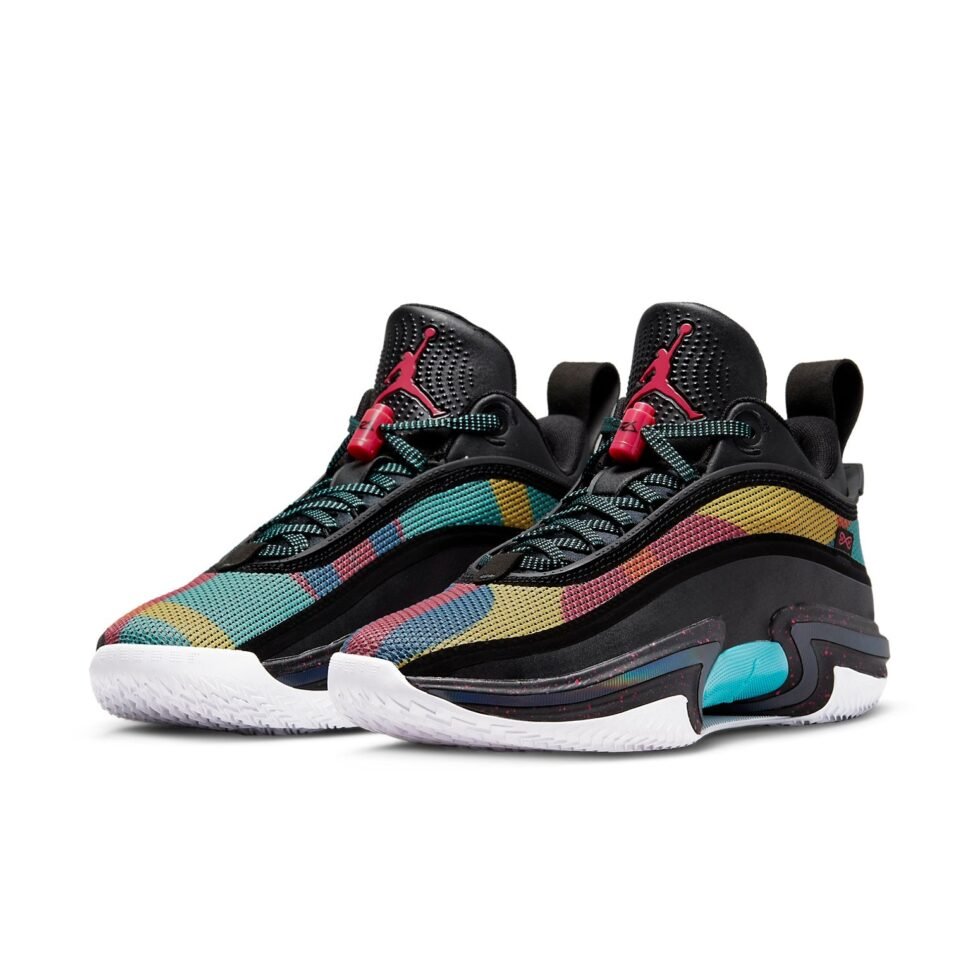 Air Jordan 36 Low 'Black Multi-Color' DH0833-063 - Image 3