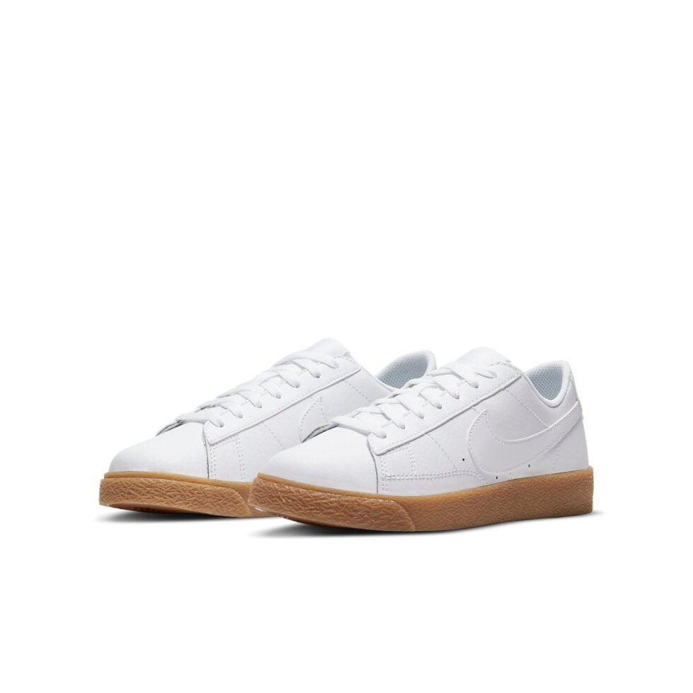 (GS) Nike Blazer Low 'White Gum' DH1060-100 - Image 3