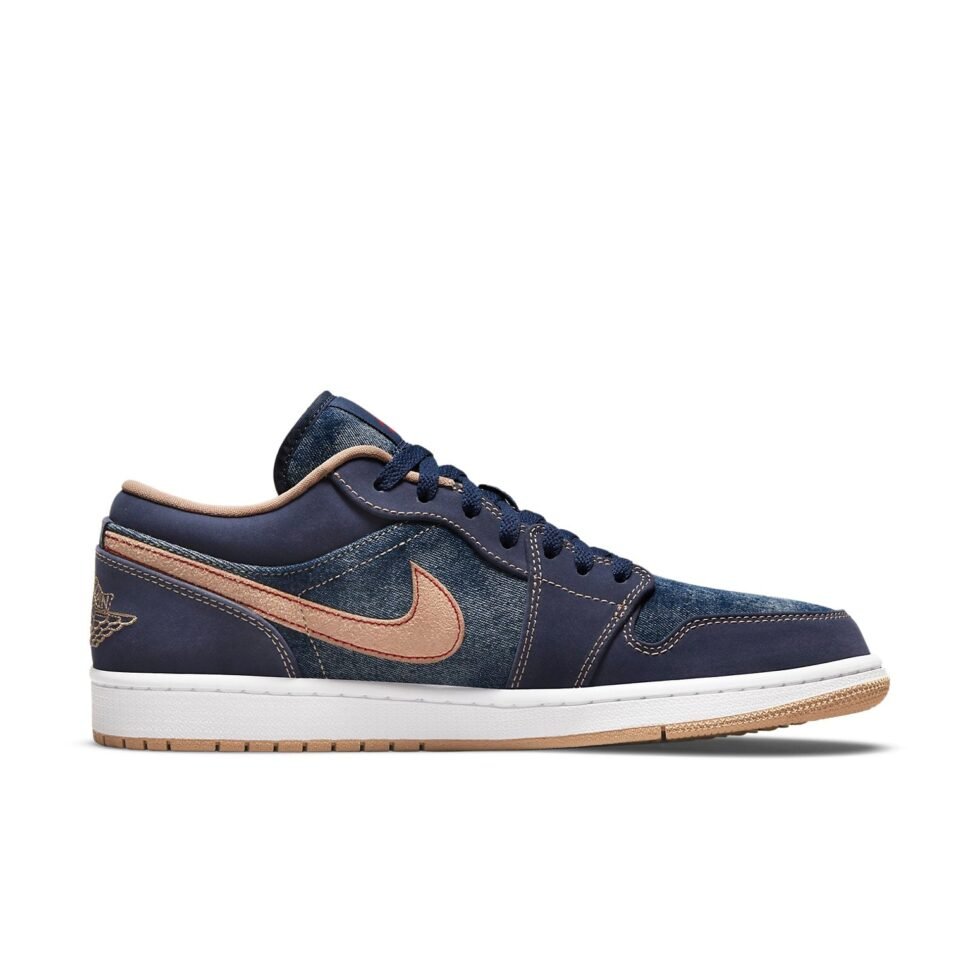 Air Jordan 1 Low SE 'Denim' DH1259-400 - Image 2