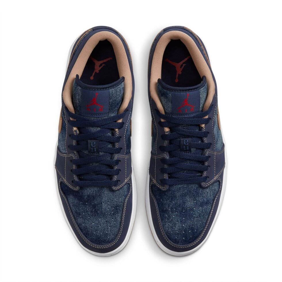 Air Jordan 1 Low SE 'Denim' DH1259-400 - Image 4